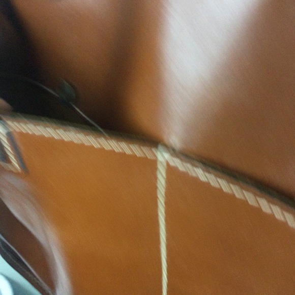 Patricia Nash Olivenza Leather Double Handle Snap Top Tote Bag - Picture 10 of 16